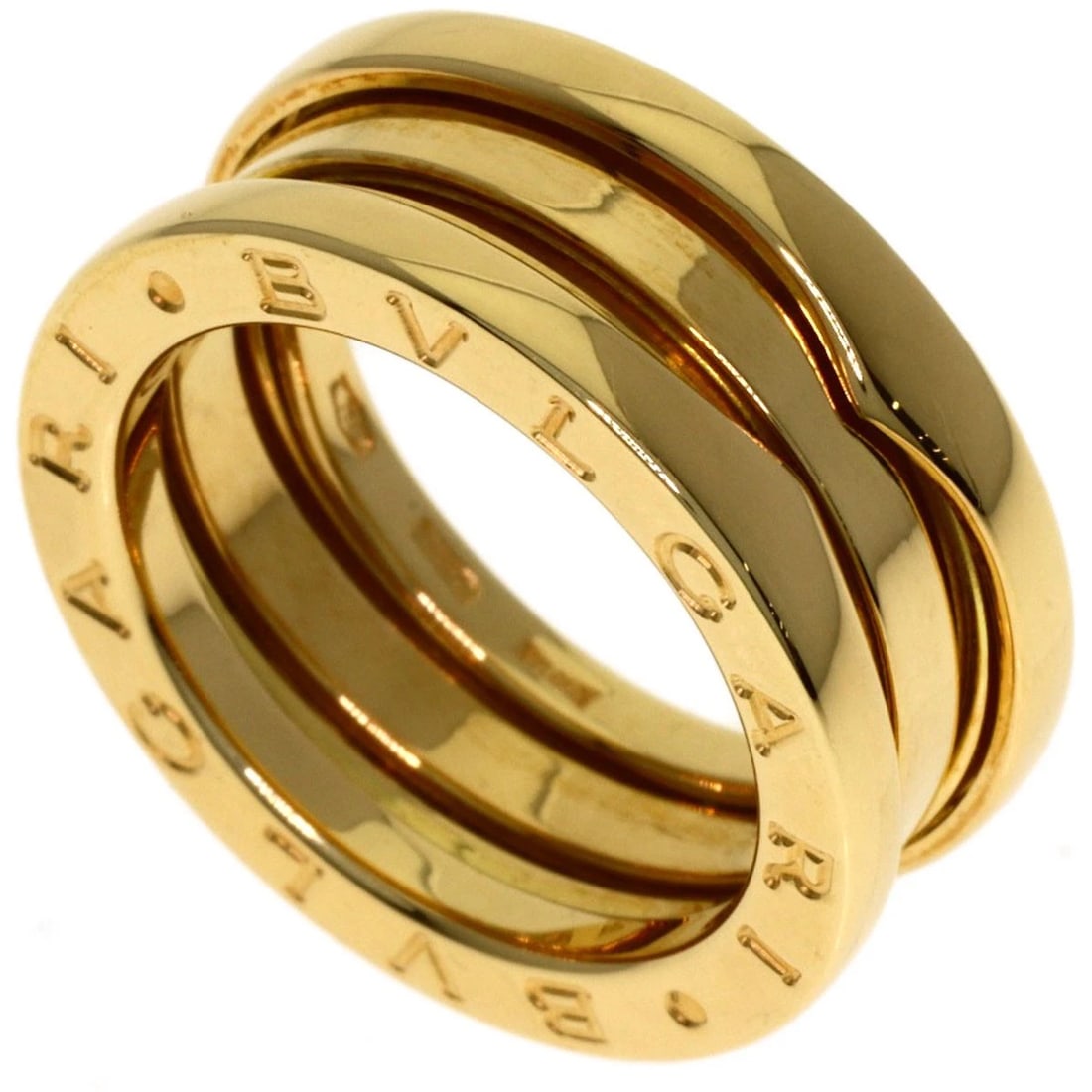 BVLGARI RING K18 YELLOW GOLD: BVLGARI Ring K18 Yellow Gold Brand: BVLGARI Type/Style: Ring Material: K18 Yellow Gold Color: Gold Size: 4.5(US) Accessories: None Accessories Notice: When purchasing pre-owned goods, plea