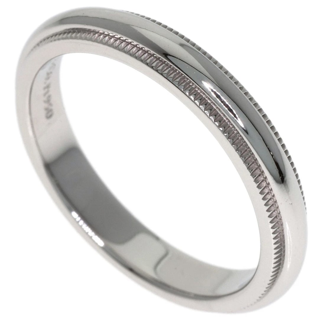 TIFFANY&CO. MILGRAIN RING PLATINUM PT950