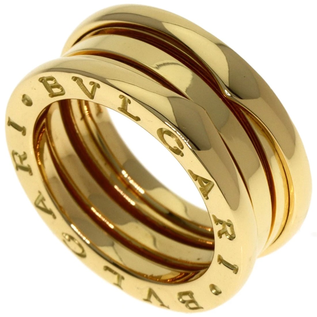 BVLGARI B.ZERO1 RING K18 YELLOW GOLD: BVLGARI B.zero1 Ring K18 Yellow Gold Brand: BVLGARI Type/Style: Ring Material: K18 Yellow Gold Color: Gold Size: 5(US) Accessories: None Accessories Notice: When purchasing pre-owned goods