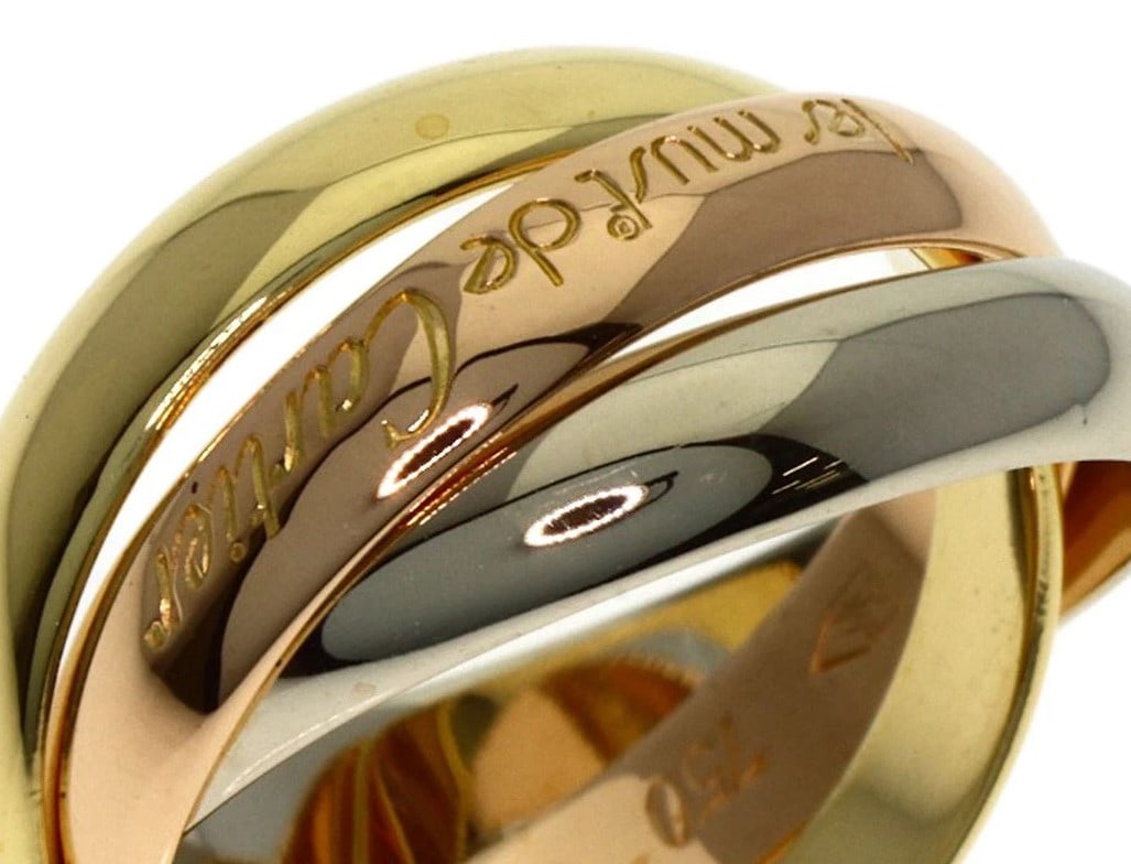 CARTIER RING K18 YELLOW GOLD K18 WHITE GOLD