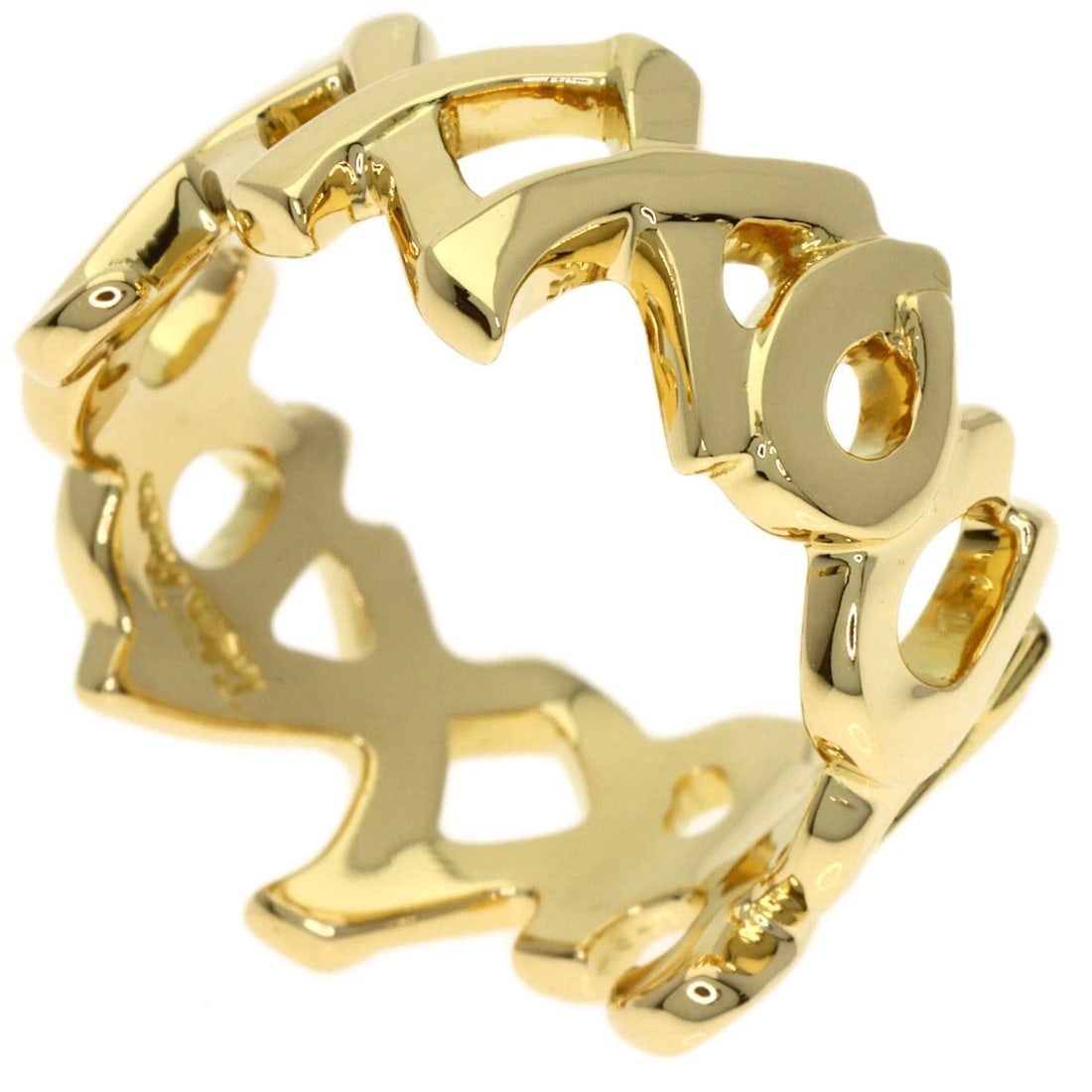 TIFFANY&CO. RING K18 YELLOW GOLD: TIFFANY&Co. Ring K18 Yellow Gold Brand: TIFFANY&Co. Type/Style: Ring Material: K18 Yellow Gold Color: Gold Size: 6(US) Accessories: None Accessories Notice: When purchasing pre-owned goods
