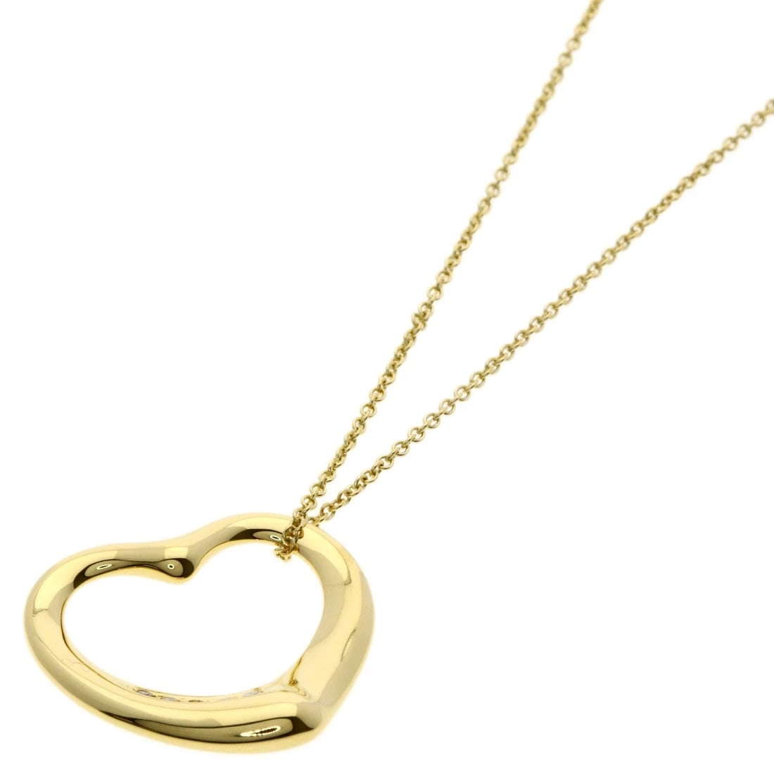 TIFFANY&CO. DIAMOND NECKLACE K18 YELLOW GOLD
