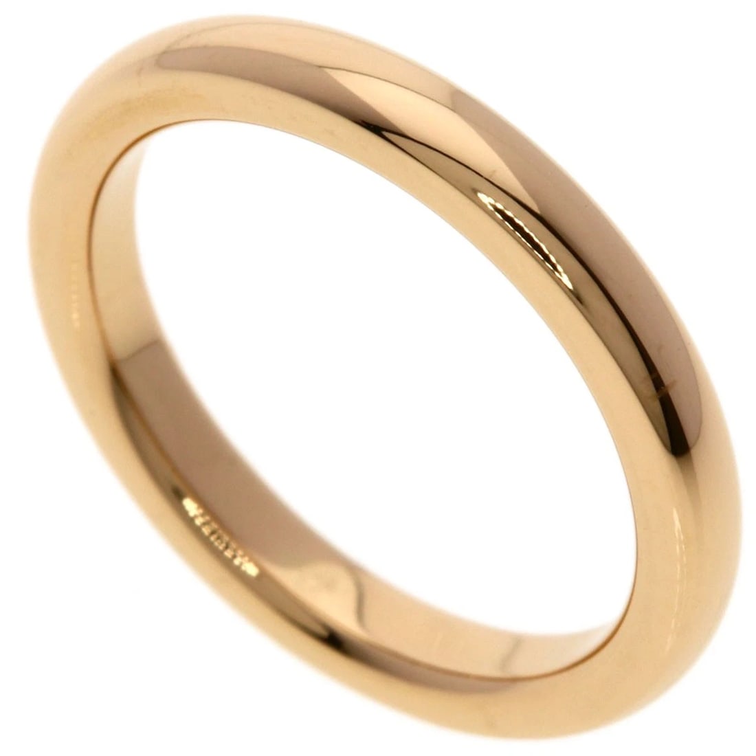 TIFFANY&CO. STACKING BAND RING K18 PINK GOLD: TIFFANY&Co. Stacking band Ring K18 Pink Gold Brand: TIFFANY&Co. Type/Style: Ring Material: K18 Pink Gold Color: Gold Size: 4.25(US) Accessories: None Accessories Notice: When purchasing pre-owned