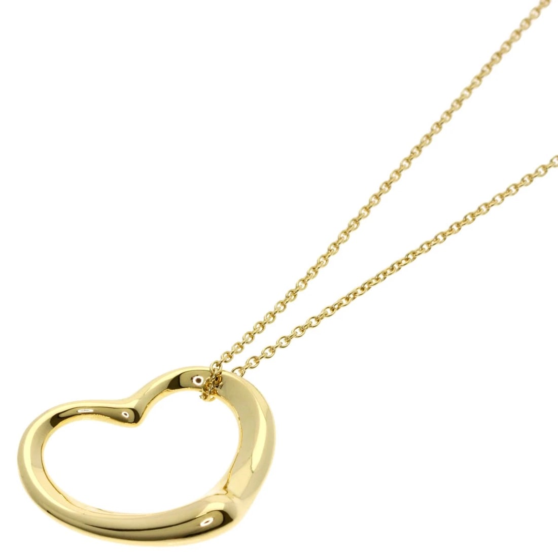TIFFANY&CO. NECKLACE K18 YELLOW GOLD: TIFFANY&Co. Necklace K18 Yellow Gold Brand: TIFFANY&Co. Type/Style: Necklace Material: K18 Yellow Gold Color: Gold Size: Chain Length:15.7inch/40cm Chain Width:0.4inch/1mm Top Size:0.7inch/18x21.6x2mm