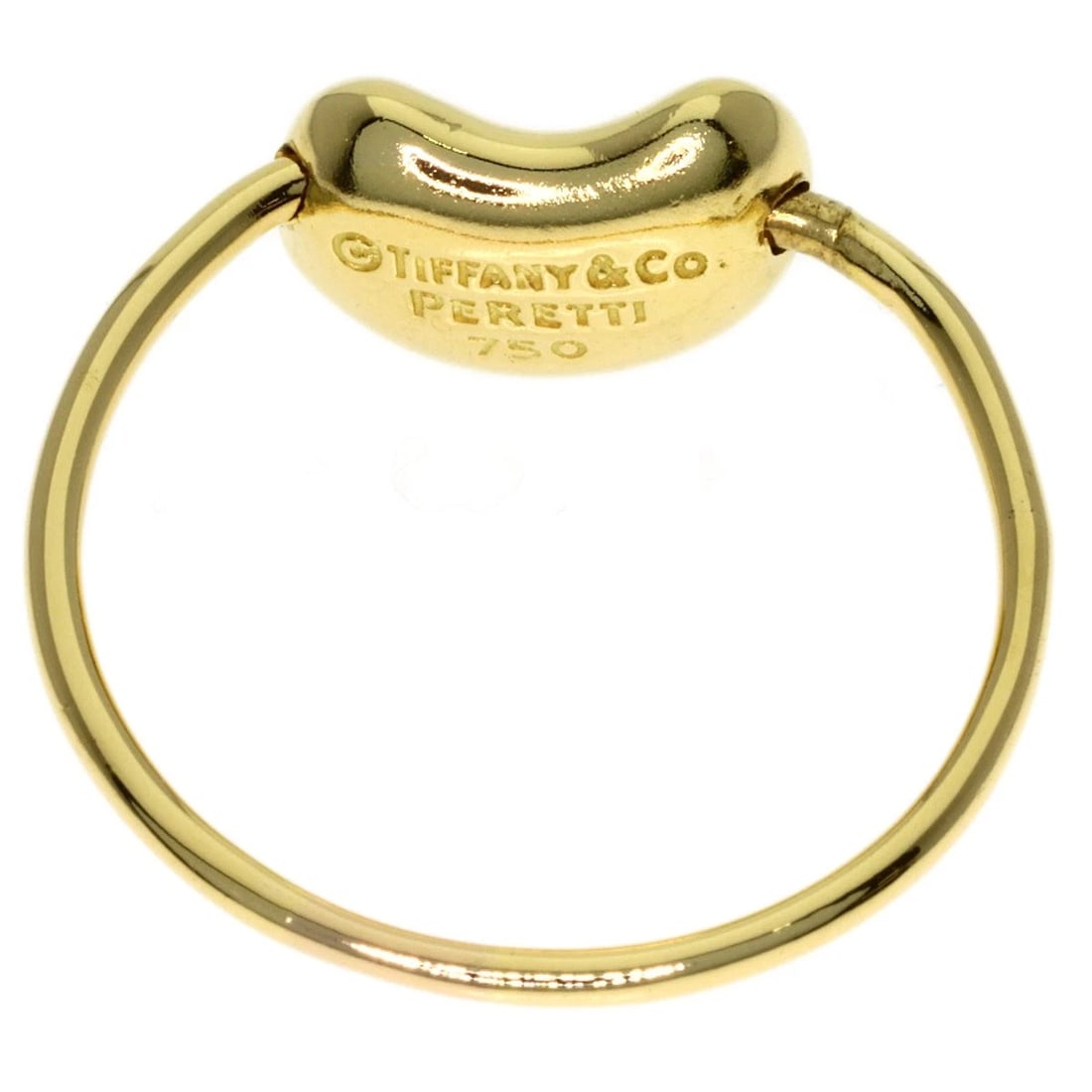 TIFFANY&CO. BEAN RING K18 YELLOW GOLD: TIFFANY&Co. Bean Ring K18 Yellow Gold Brand: TIFFANY&Co. Type/Style: Ring Material: K18 Yellow Gold Color: Gold Size: 7(US) Accessories: None Accessories Notice: When purchasing pre-owned