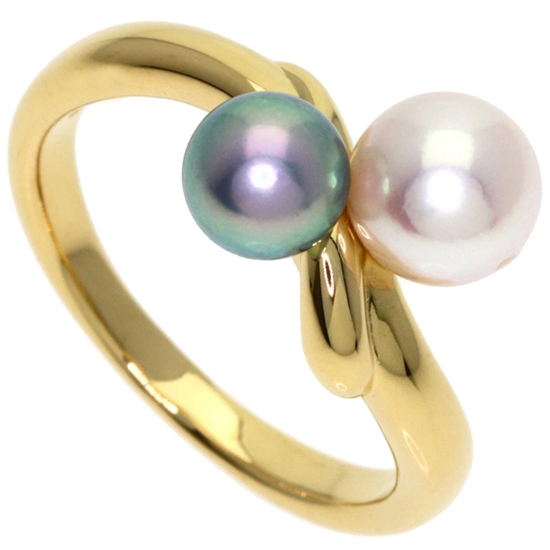TASAKI PEARL PEARL RING K18 YELLOW GOLD: TASAKI Pearl Pearl Ring K18 Yellow Gold Brand: TASAKI Type/Style: Ring Material: K18 Yellow Gold Color: Gold Size: 5.75(US) Accessories: None Accessories Notice: When purchasing pre-owned
