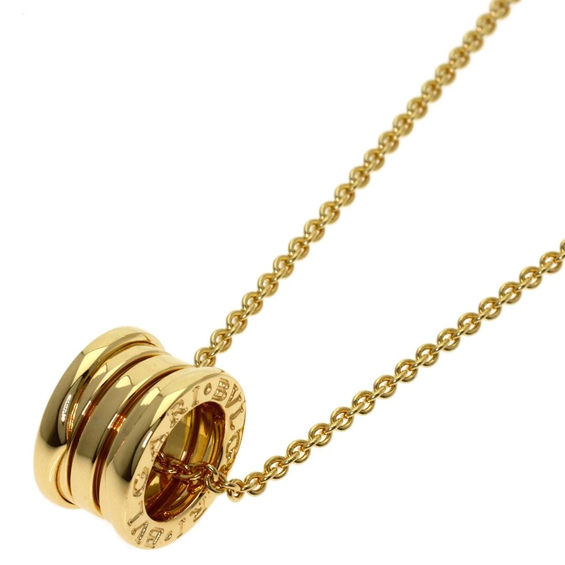BVLGARI B.ZERO1 NECKLACE K18 YELLOW GOLD: BVLGARI B.zero1 Necklace K18 Yellow Gold Brand: BVLGARI Type/Style: Necklace Material: K18 Yellow Gold Color: Gold Size: Chain Length:15.7inch/40cm Chain Width:0.7inch/1.7mm Top Size:0.6inch/14.6x9.0x
