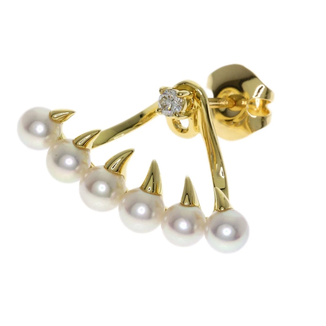TASAKI PEARL DIAMOND (SINGLE EARRING) EARRING K18 YG