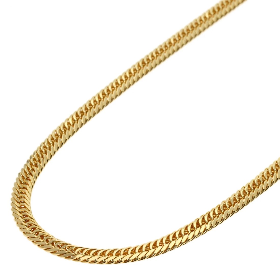 CURB NECKLACE K18 YELLOW GOLD: Curb Necklace K18 Yellow Gold Brand: SELECT JEWELRY Type/Style: Necklace Material: K18 Yellow Gold Color: Gold Size: Chain Length:19.7inch/50cm Chain Width:1.5inch/3.9mm Accessories: None