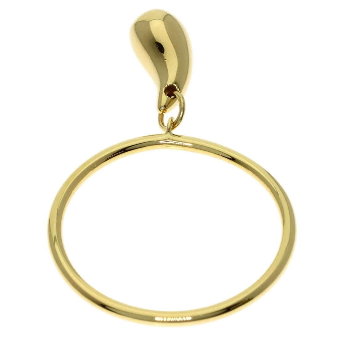 TIFFANY&CO. TEARDROP RING K18 YELLOW GOLD