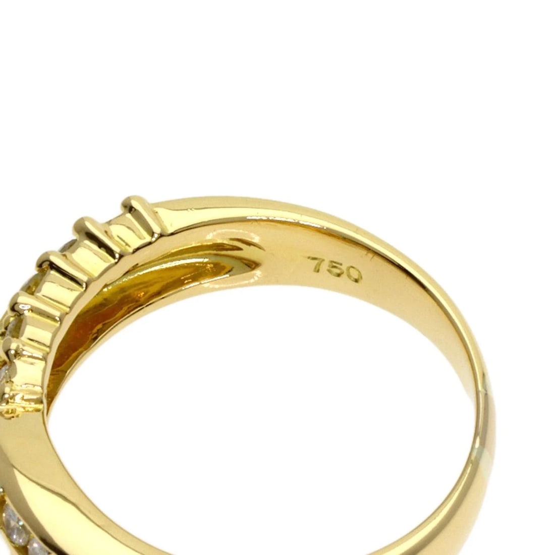 CELINE DIAMOND RING K18 YELLOW GOLD - 3