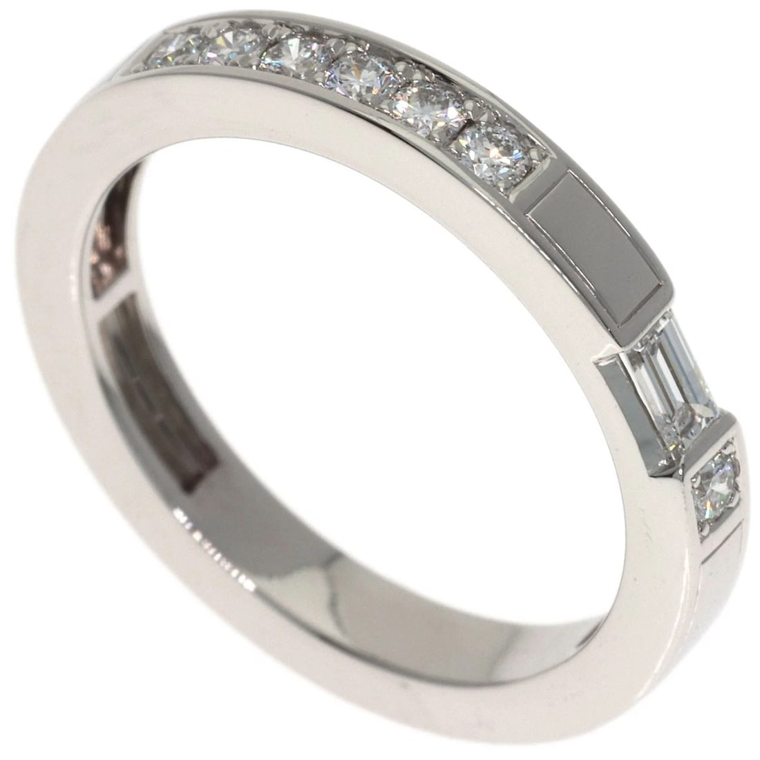 HARRY WINSTON TRAFFIC ACCENT BAND DIAMOND RING PLATINUM PT950 (1 of 11)