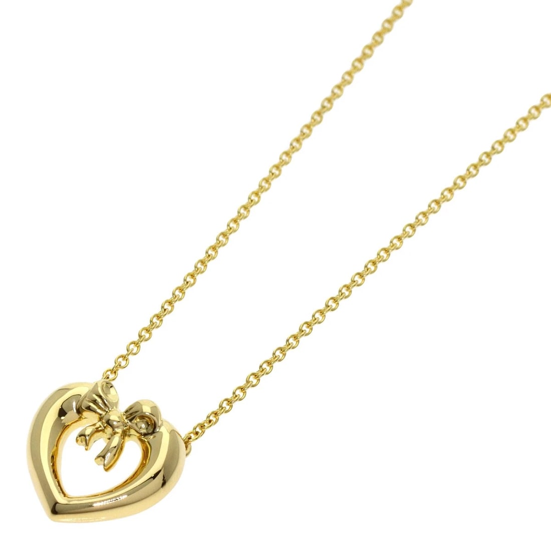 TIFFANY&CO. NECKLACE K18 YELLOW GOLD