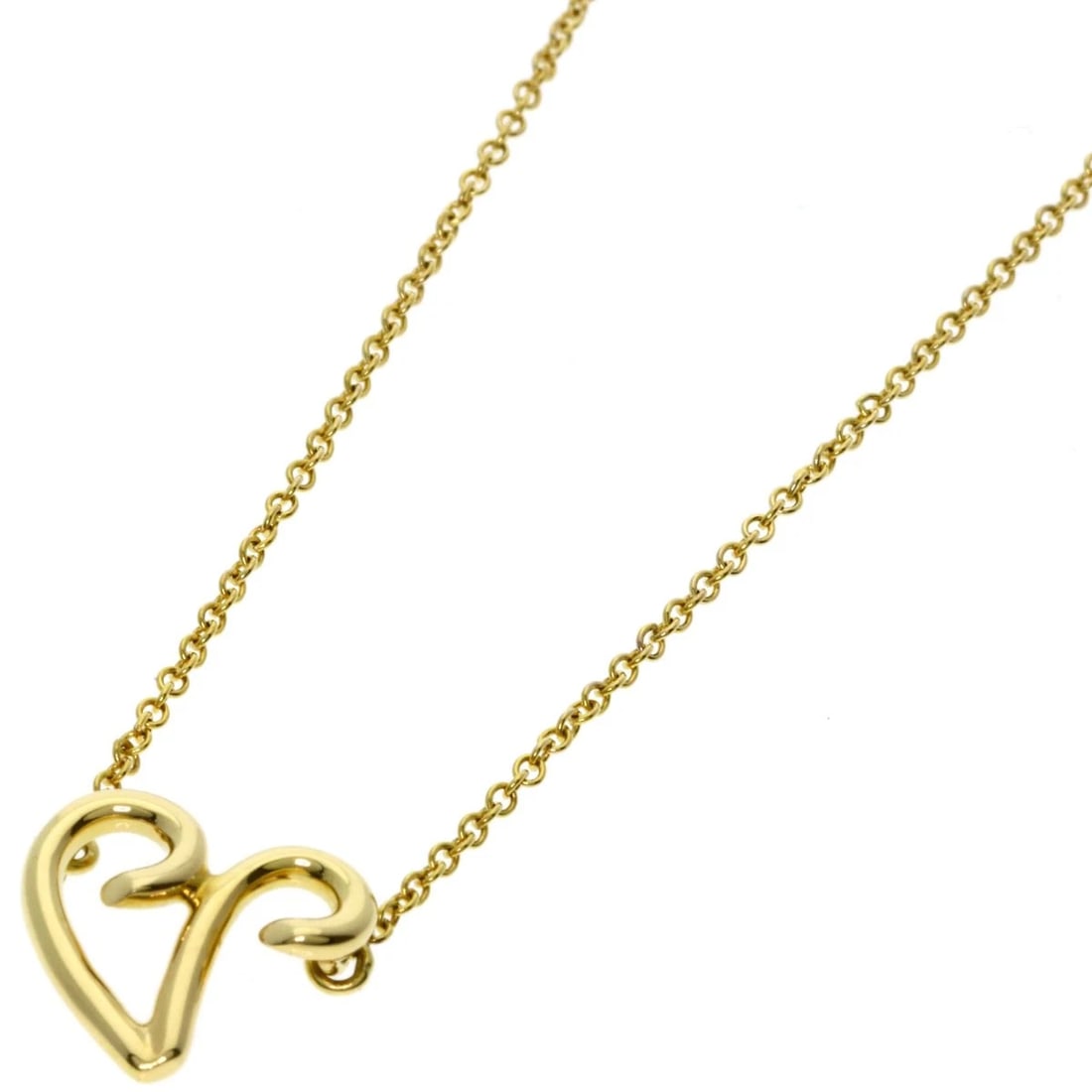 TIFFANY&CO. NECKLACE K18 YELLOW GOLD: TIFFANY&Co. Necklace K18 Yellow Gold Brand: TIFFANY&Co. Type/Style: Necklace Material: K18 Yellow Gold Color: Gold Size: Chain Length:16.3inch/41.5cm Chain Width:0.4inch/1mm Top Size:0.4inch/10.3x11.7
