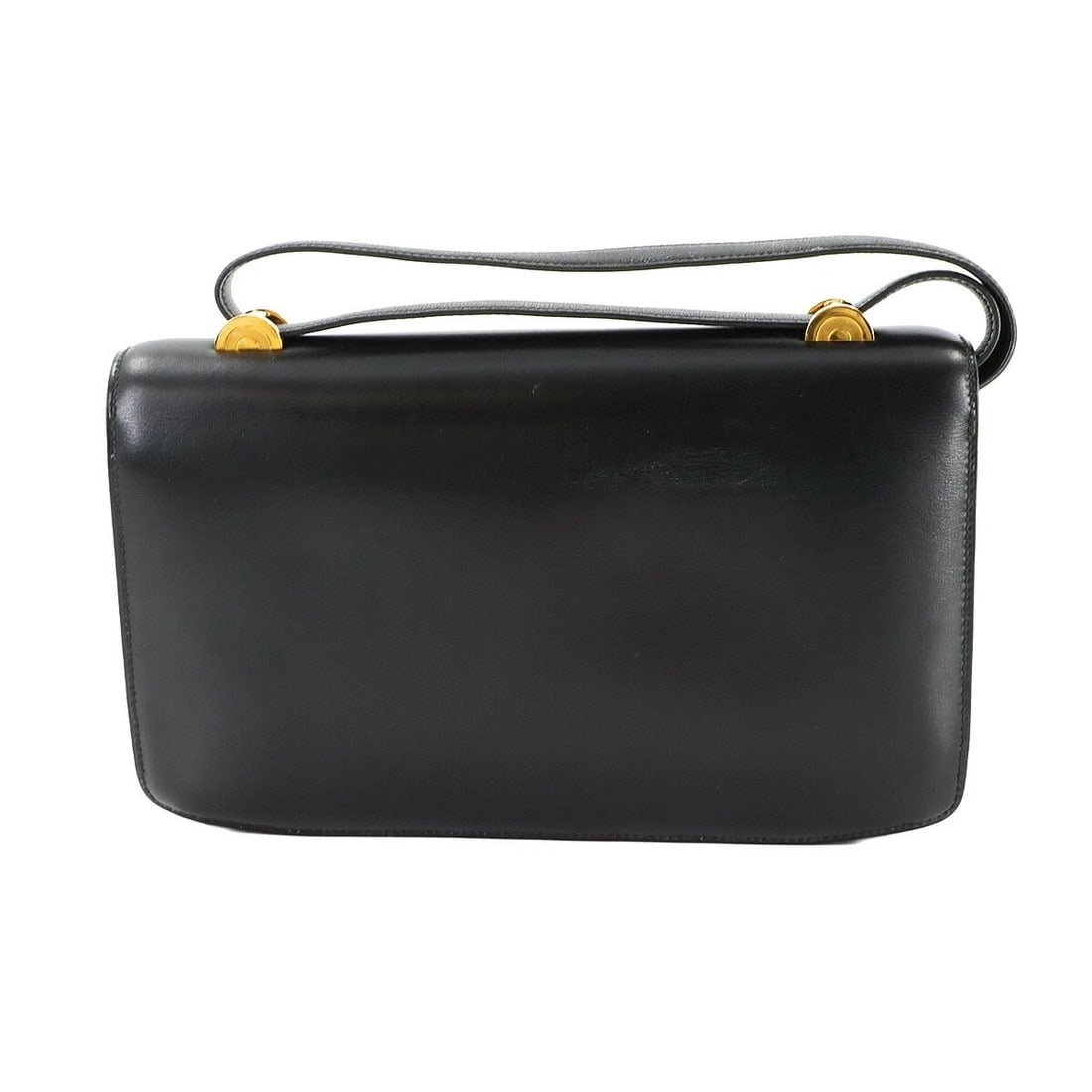 HERMES SHOULDER BAG BOX CALF LEATHER - 2