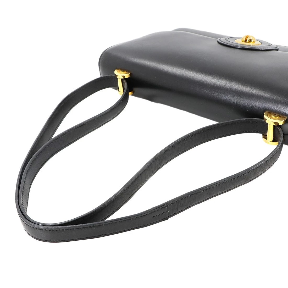 HERMES SHOULDER BAG BOX CALF LEATHER - 5