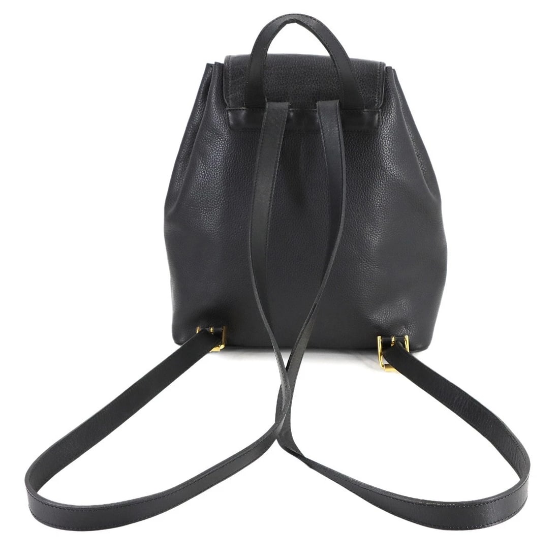 CELINE BACKPACK LEATHER BLACK - 3