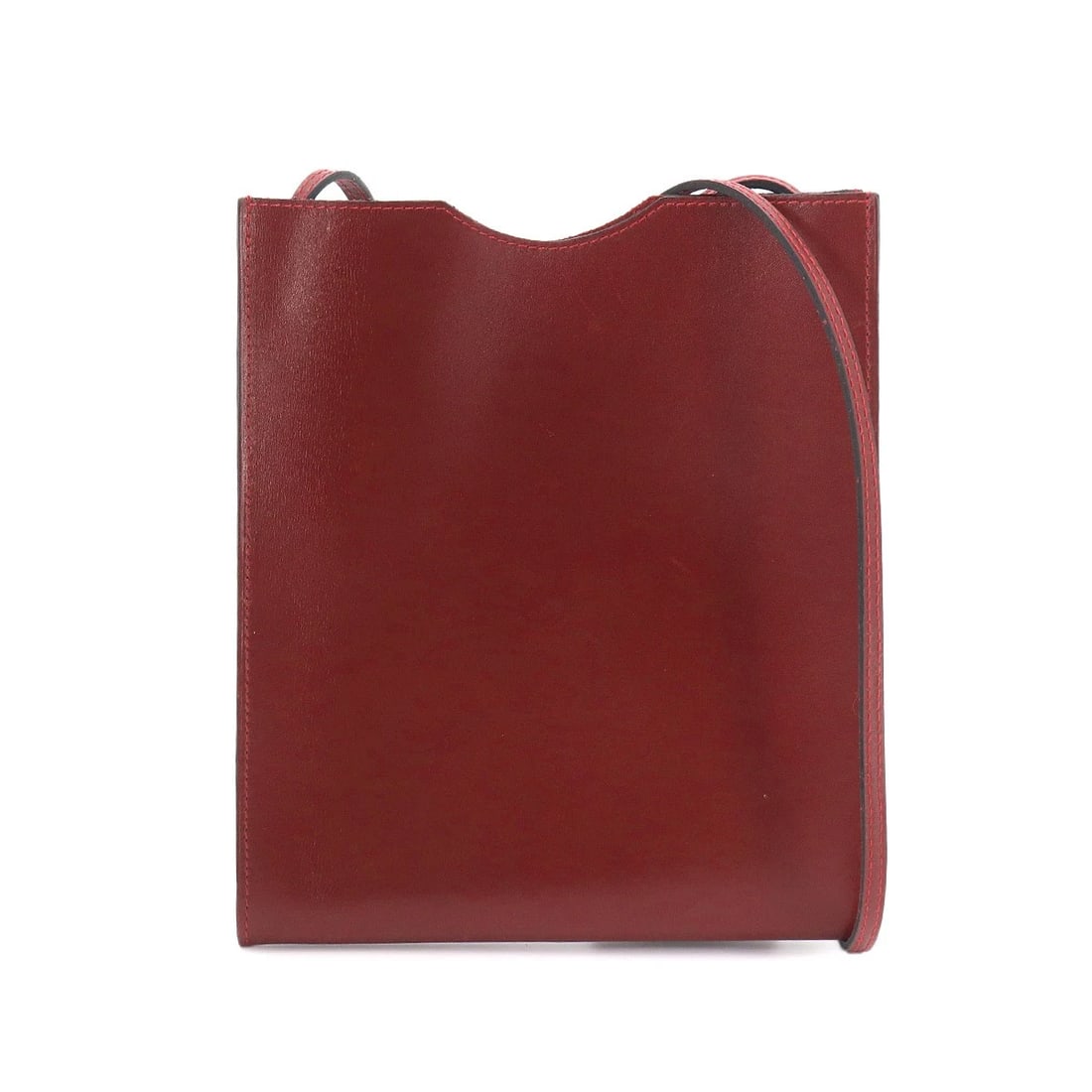 HERMES ONIMAITOU SHOULDER BAG BOX CALF ROUGE: HERMES Onimaitou Shoulder Bag Box Calf Rouge Brand: HERMES Type/Style: Shoulder Bag Material: Box Calf Color: Rouge H Size: W 6.50 inch, H 7.68 inch, D 0.59 inch Accessories: None Accessor
