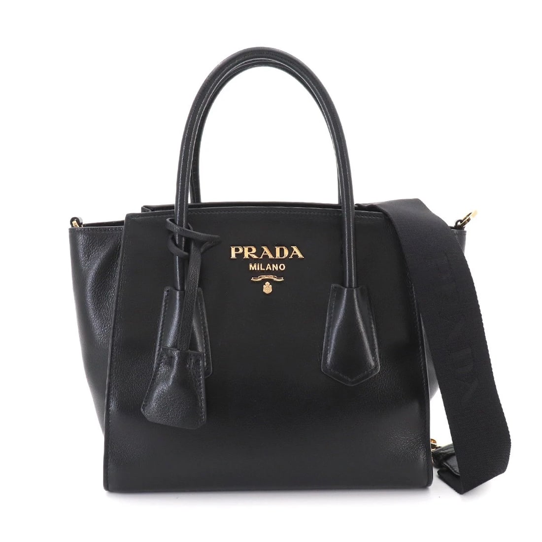 PRADA HAND SHOULDER BAG LEATHER (1 of 5)