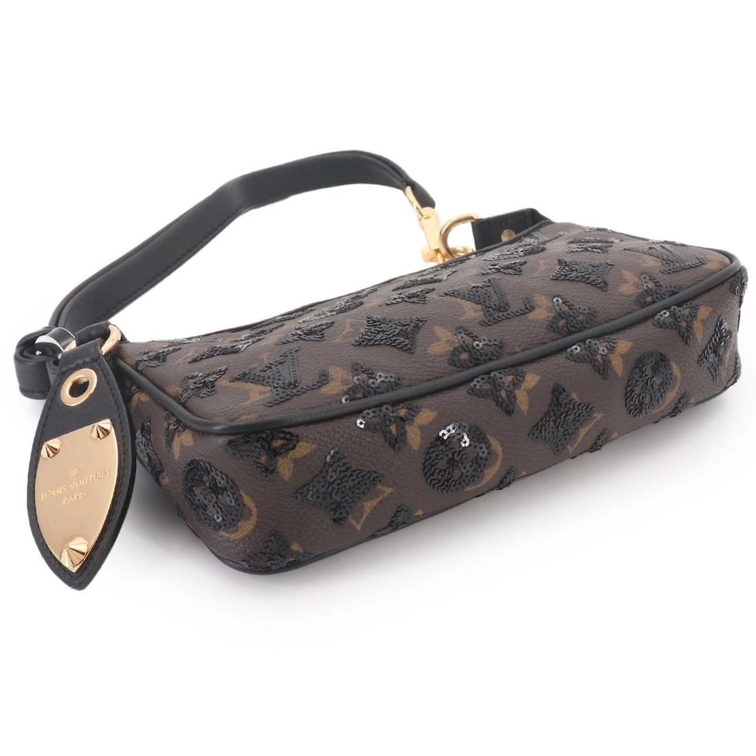 LOUIS VUITTON MONOGRAM ECLIPSE POCHETTE ACCESSOIRES SEQUINS - 4