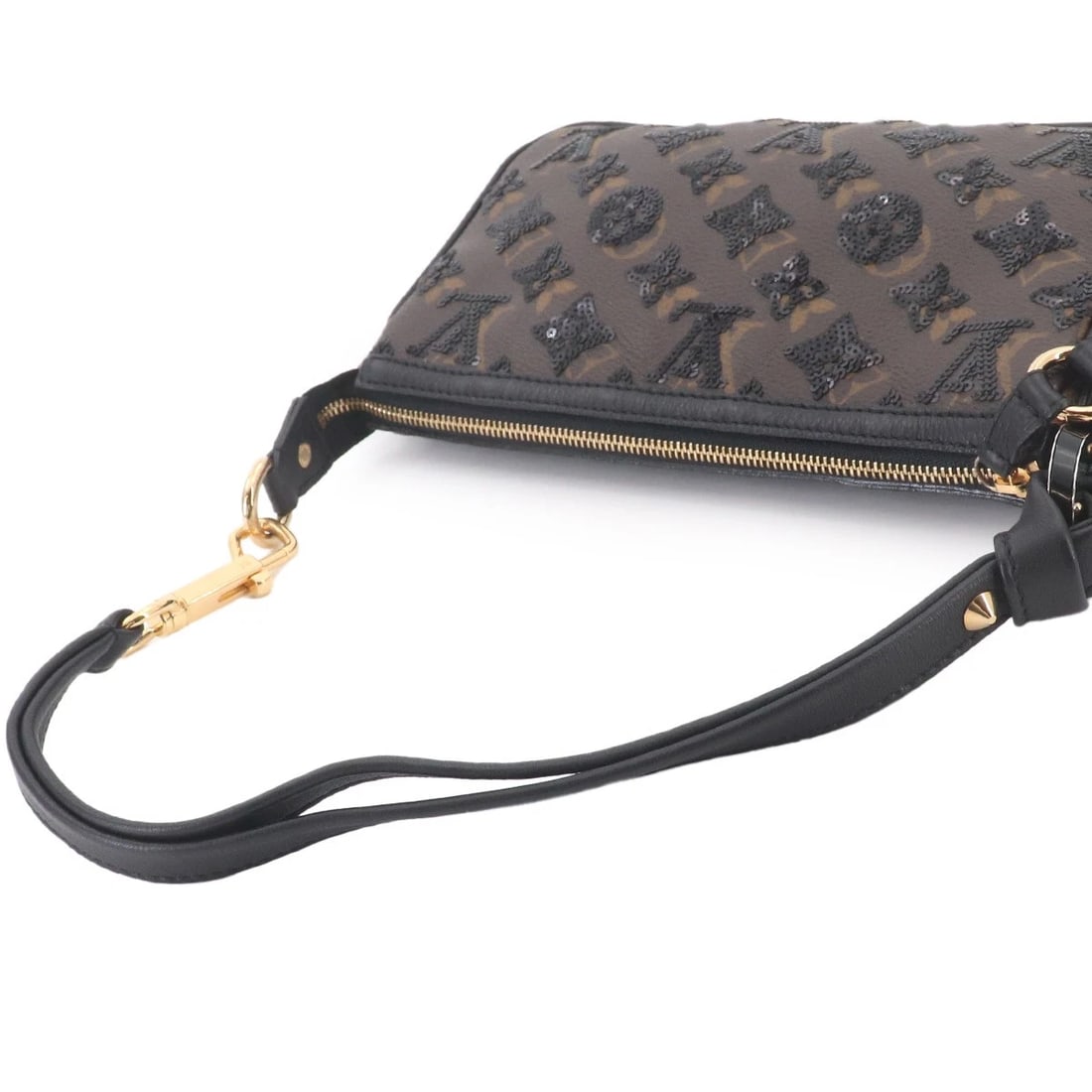 LOUIS VUITTON MONOGRAM ECLIPSE POCHETTE ACCESSOIRES SEQUINS - 5