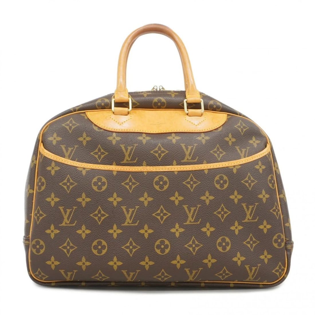 LOUIS VUITTON MONOGRAM DEAUVILLE HANDBAG: Louis Vuitton Monogram Deauville Handbag Brand: Louis Vuitton Type/Style: Handbag Material: None Color: Brown Size: 26cm x 34cm x 13cm / 10.23'' x 13.38'' x 5.11'' Accessories: None Access
