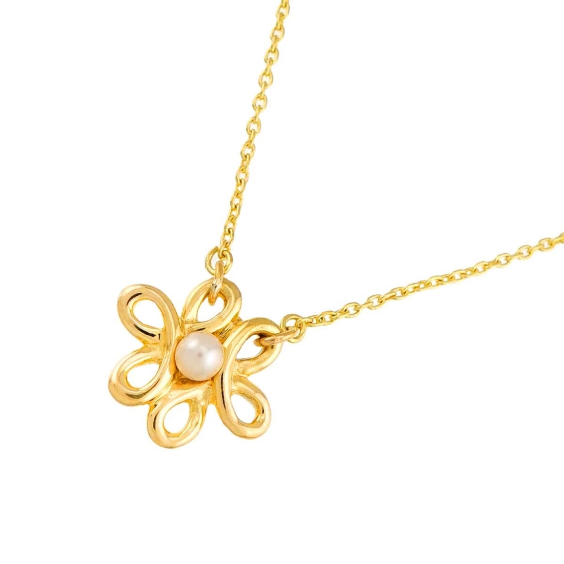CHRISTIAN DIOR BABY PEARL NECKLACE 18K YG 750: Christian Dior Baby Pearl Necklace 18K YG 750 Brand: Christian Dior Type/Style: Necklace Material: 750 Yellow Gold Main Stone Pearl Color: Gold Size: internal circumference of the chain: 15.7inch to