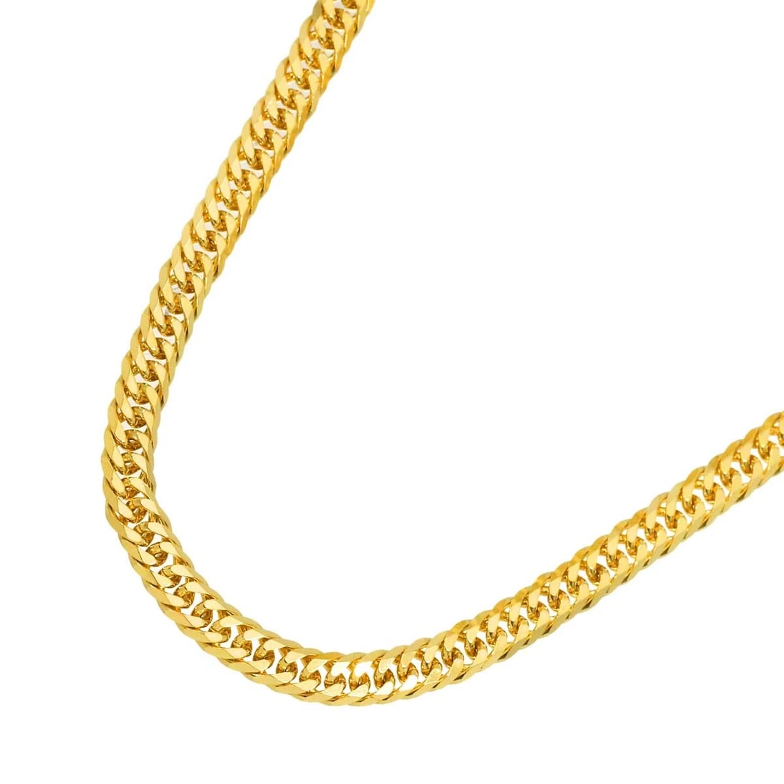 KIHEI CHAIN NECKLACE 18K YG 750: Kihei chain Necklace 18K YG 750 Brand: Unbranded Type/Style: Necklace Material: 750 Yellow Gold Color: Gold Size: Inner circumference:15.7inch Width:(max.) 4.3mm Accessories: None Accessories Notice: