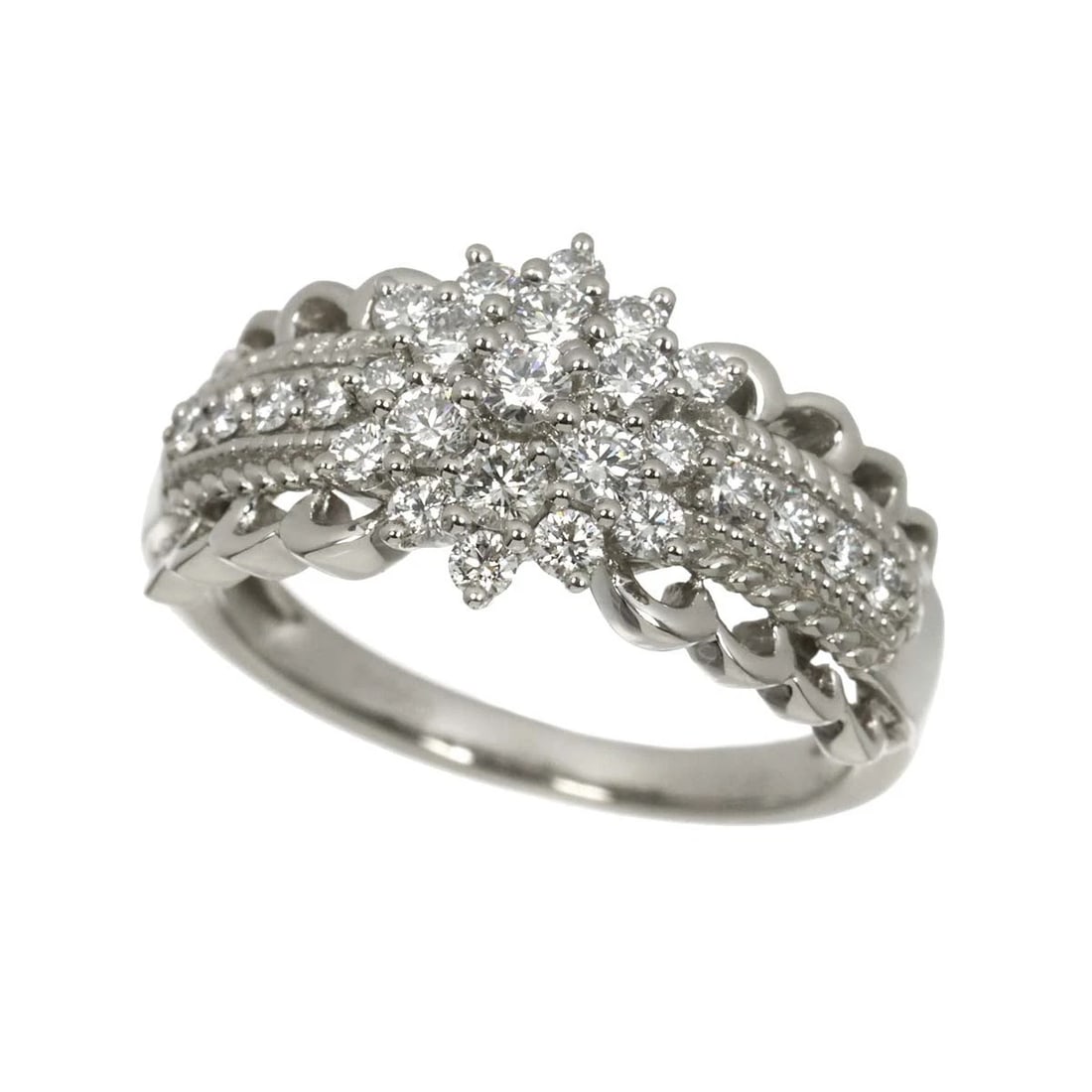 DIAMOND RING PT PLATINUM - 3