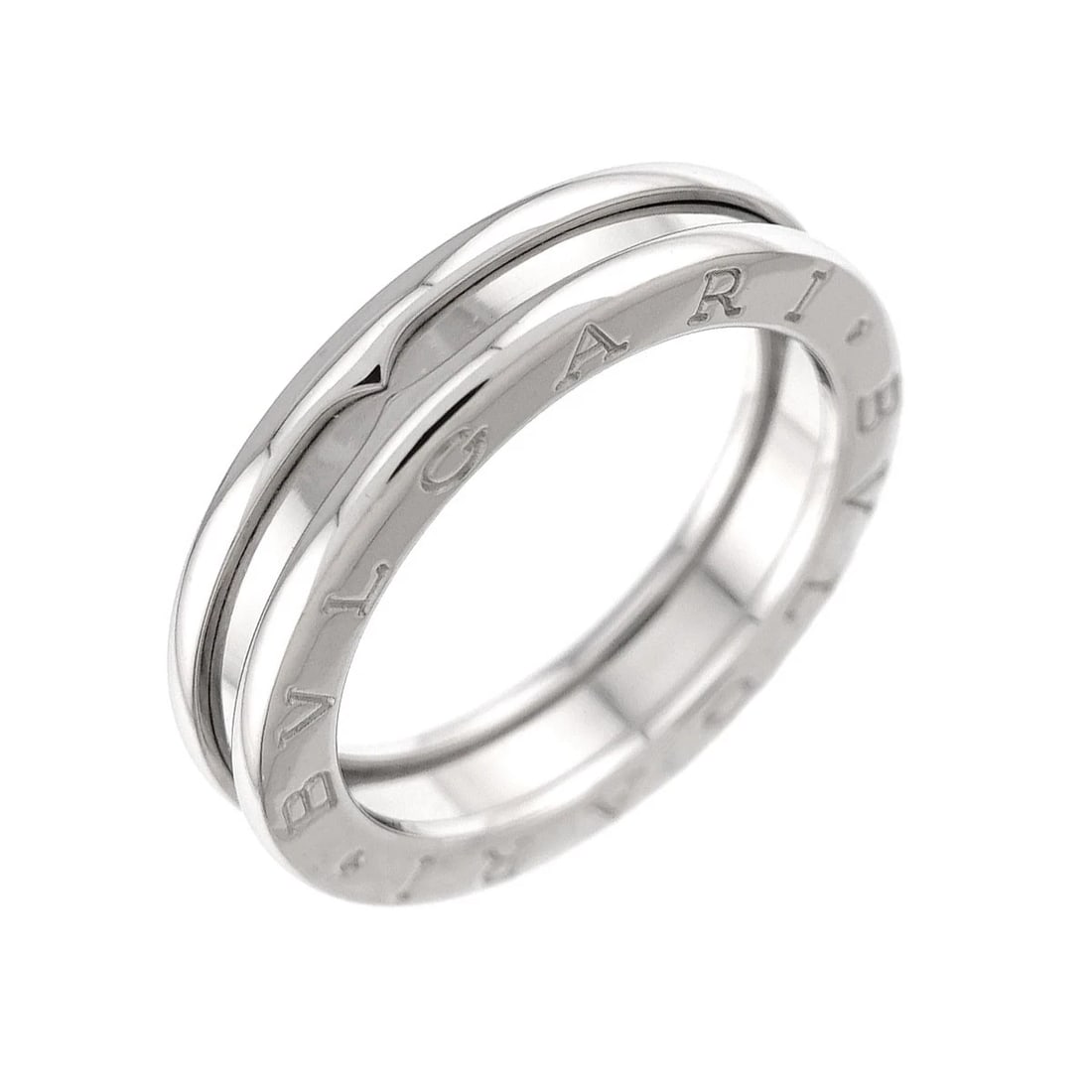 BVLGARI B-ZERO1 1BAND RING 18K WHITE GOLD 750: BVLGARI B-ZERO1 1Band Ring 18K White Gold 750 Brand: BVLGARI Type/Style: Ring Material: 750 White Gold Color: White Gold Size: 7.25(US) Accessories: None Accessories Notice: When purchasin