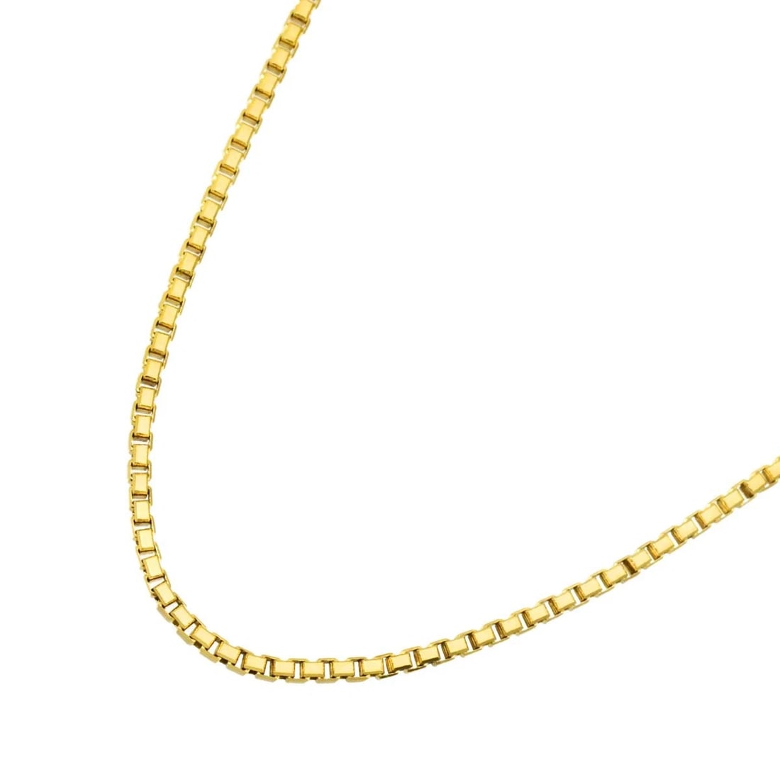 VENETIAN NECKLACE 18K K18 YG YELLOW GOLD 750: Venetian Necklace 18K K18 YG Yellow Gold 750 Brand: Unbranded Type/Style: Necklace Material: 750 Yellow Gold Color: Gold Size: internal circumference of the chain:27.6nch-25.2inch Chain width:1.4mm