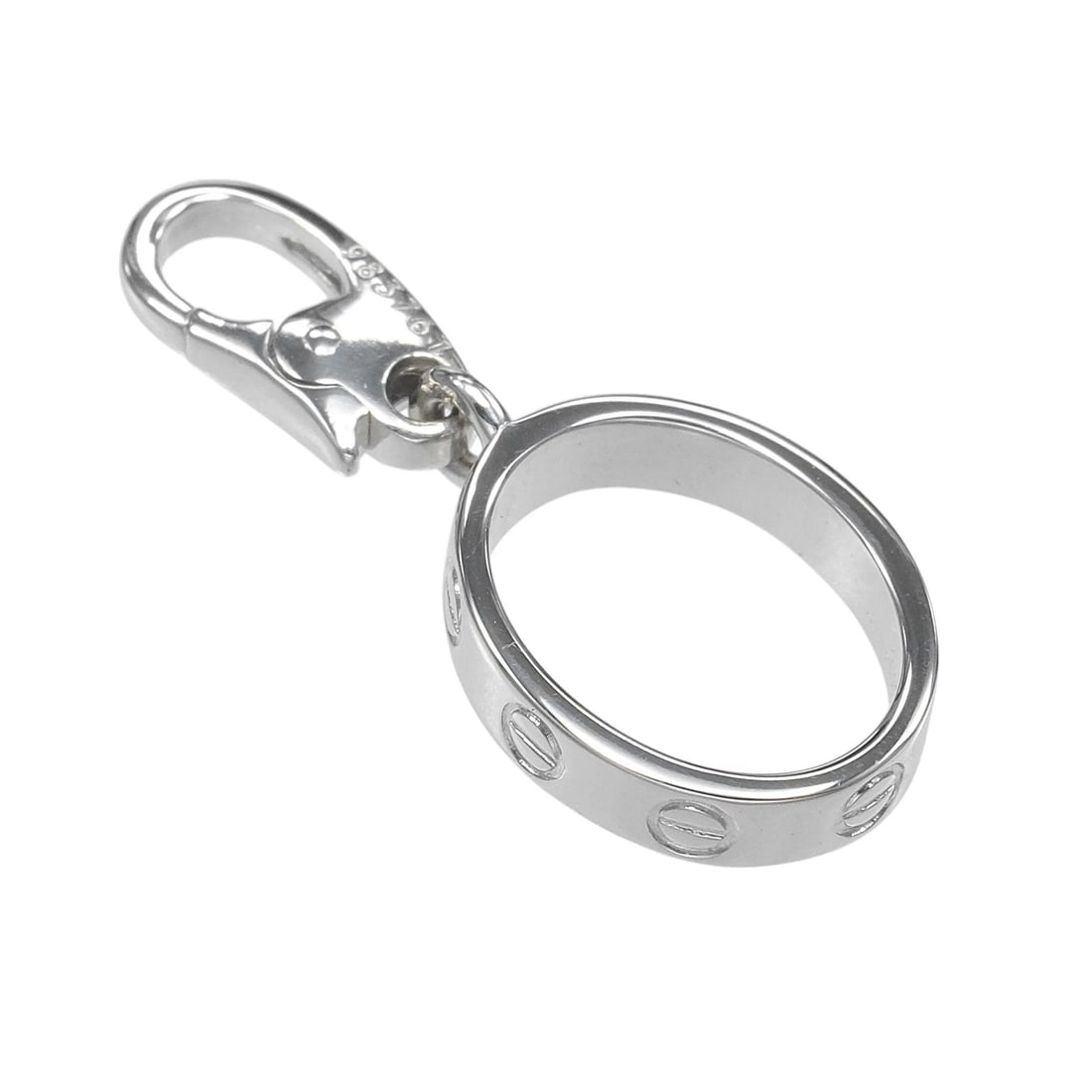 CARTIER LOVE BABY CHARM PENDANT TOP K18 WHITE GOLD (1 of 5)