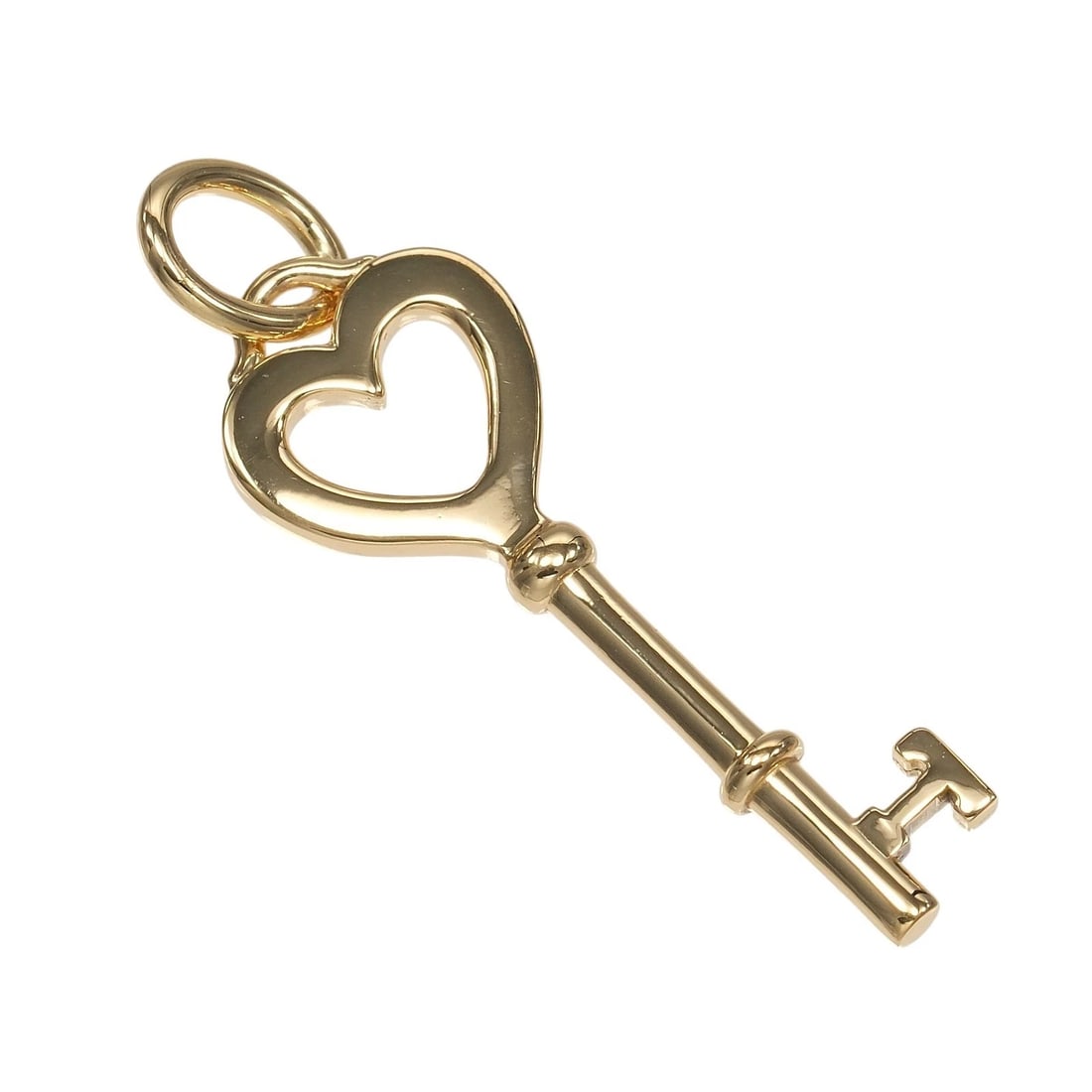 TIFFANY&CO. HEART KEY PENDANT TOP K18 YELLOW GOLD: TIFFANY&Co. Heart key Pendant top K18 yellow gold Brand: TIFFANY&Co. Type/Style: Pendant top Material: K18 yellow gold Color: Gold Size: Size(CM) Top?W9.65mm x H32.8mm Accessories: None Accessories