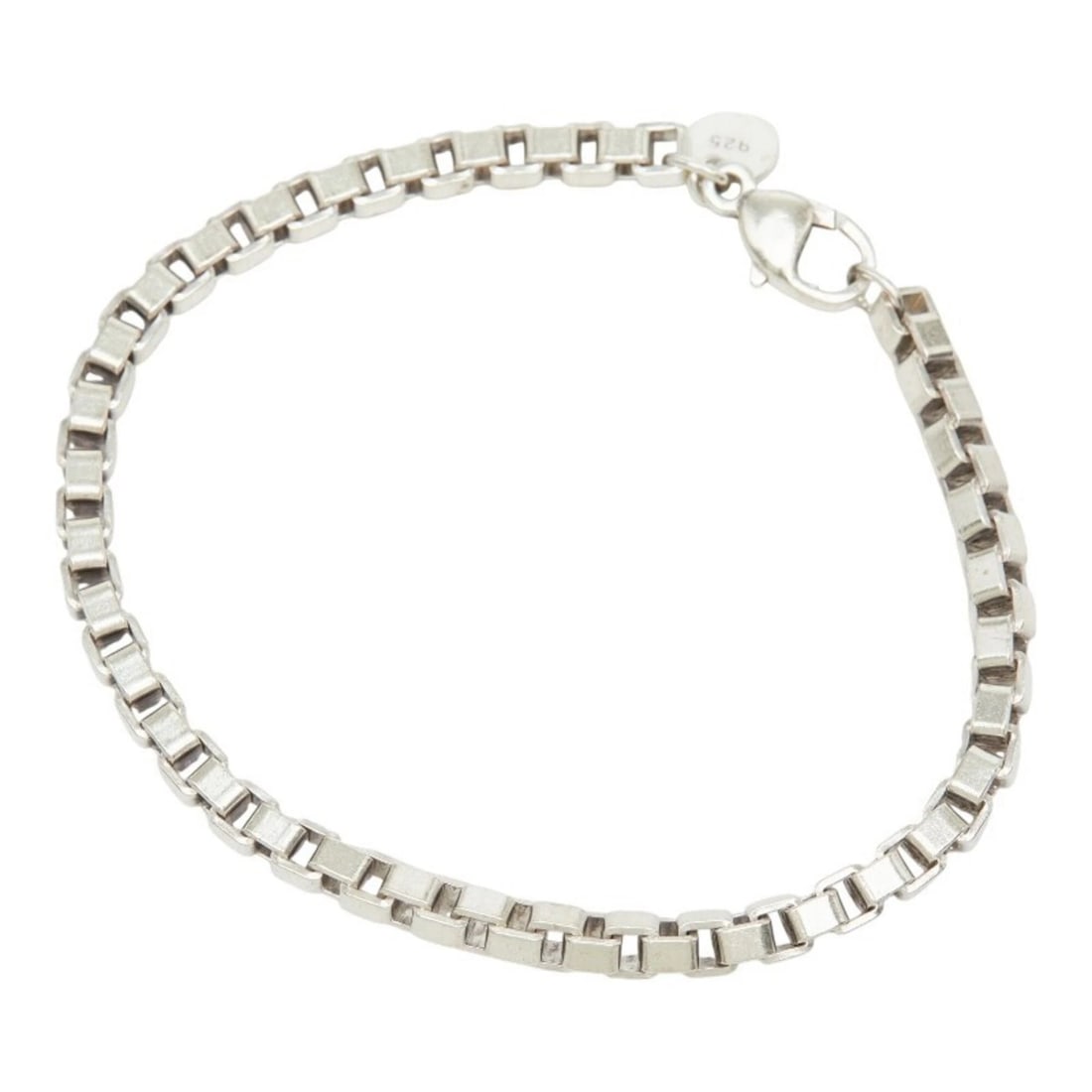 TIFFANY & CO. VENETIAN LINK BRACELET: Tiffany & Co. Venetian Link Bracelet Brand: Tiffany Type/Style: Charm bracelet Material: Silver 925 Color: None Size: Length 17.5cm / 6.88'' Accessories: None Accessories Notice: When purchasing