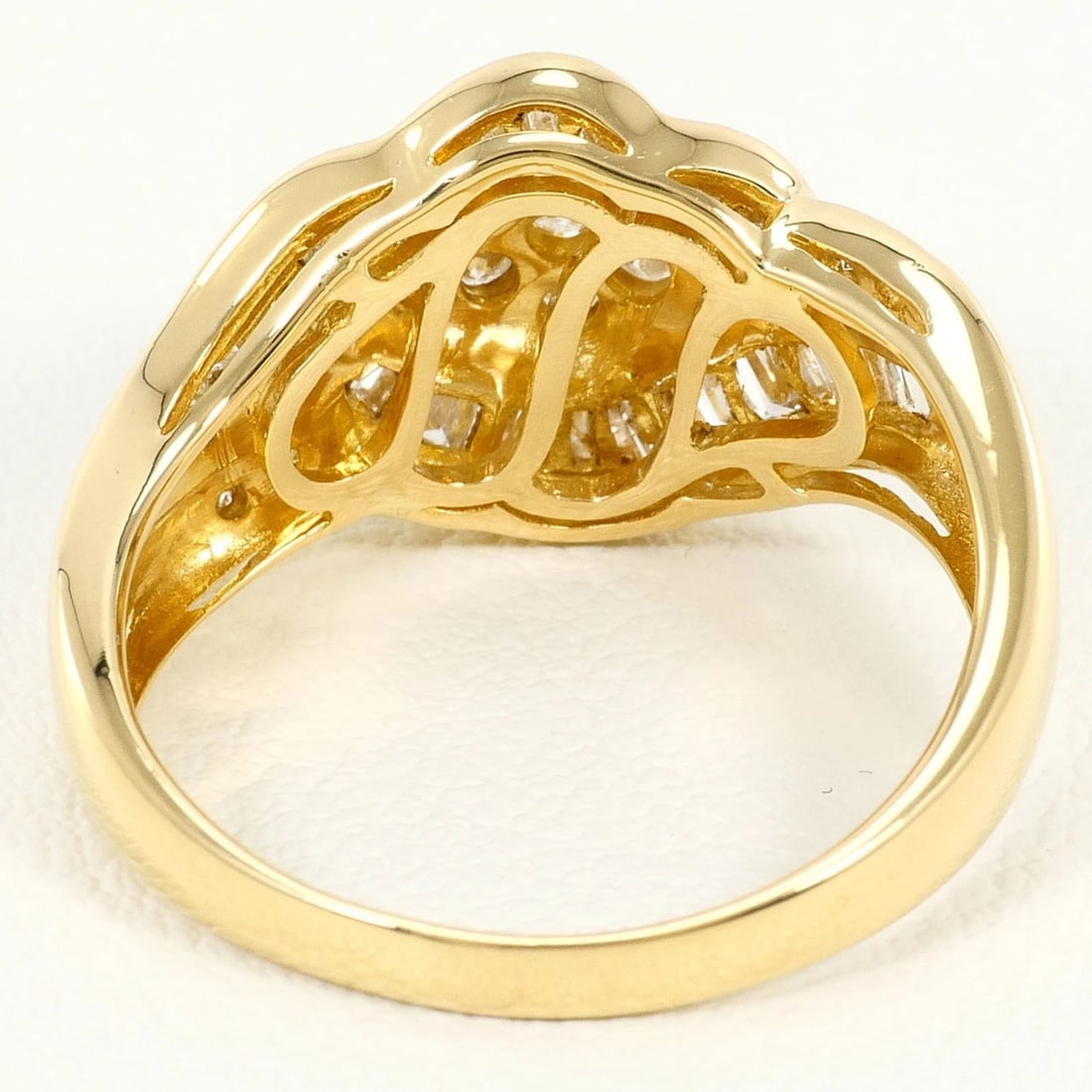 18K YELLOW GOLD RING - 4