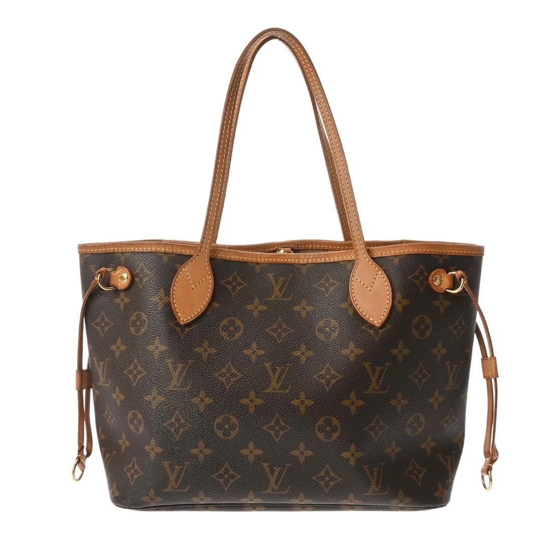 LOUIS VUITTON NEVER FULL PM MONOGRAM CANVAS BROWN / BEIGE: LOUIS VUITTON Never full PM Monogram canvas Brown / beige Brand: LOUIS VUITTON Type/Style: Tote Bag Material: Monogram canvas Color: Brown / beige Size: H:about 8.5inch W:about 11.0inch (Bottom) D:abo