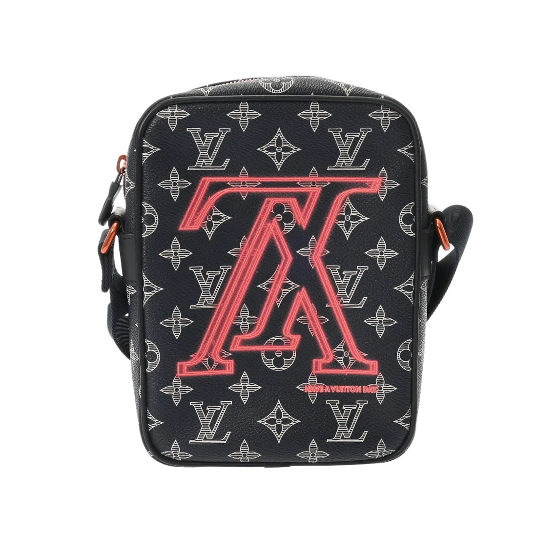 LOUIS VUITTON PM MONOGRAM INK BLUE MARINE/CORAIL SHOULDER BAG (1 of 6)