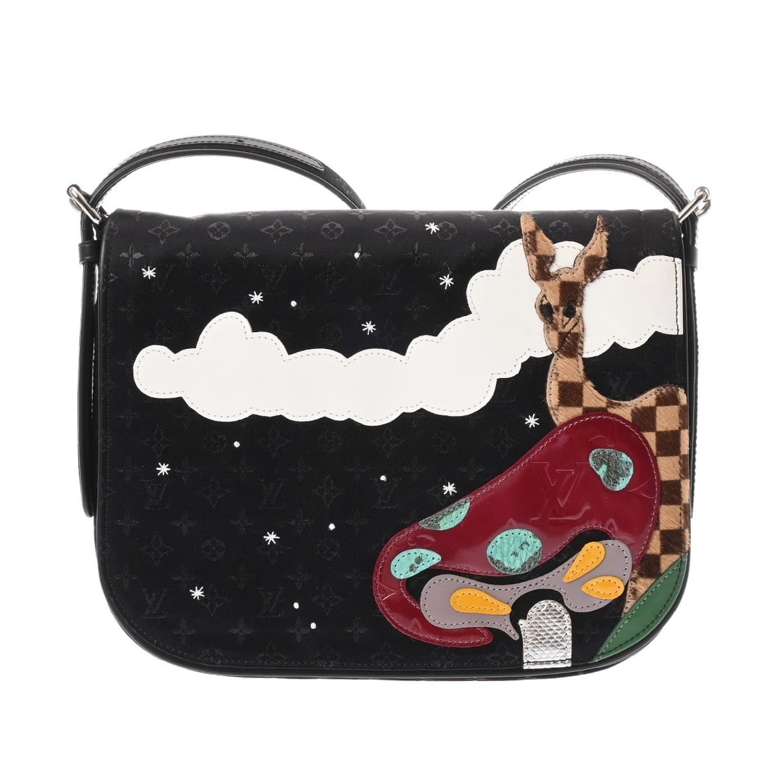 LOUIS VUITTON MUSETTE COMTE DEUFFAY MONOGRAM SATIN SATIN (1 of 6)