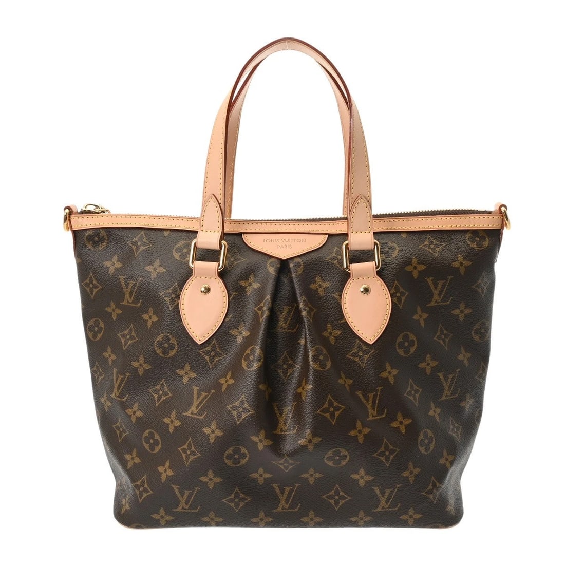 LOUIS VUITTON PALERMO PM 2WAY MONOGRAM CANVAS BROWN (1 of 6)