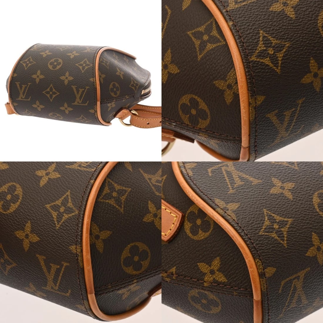 LOUIS VUITTON MONOGRAM CANVAS BROWN BACKPACK - 4