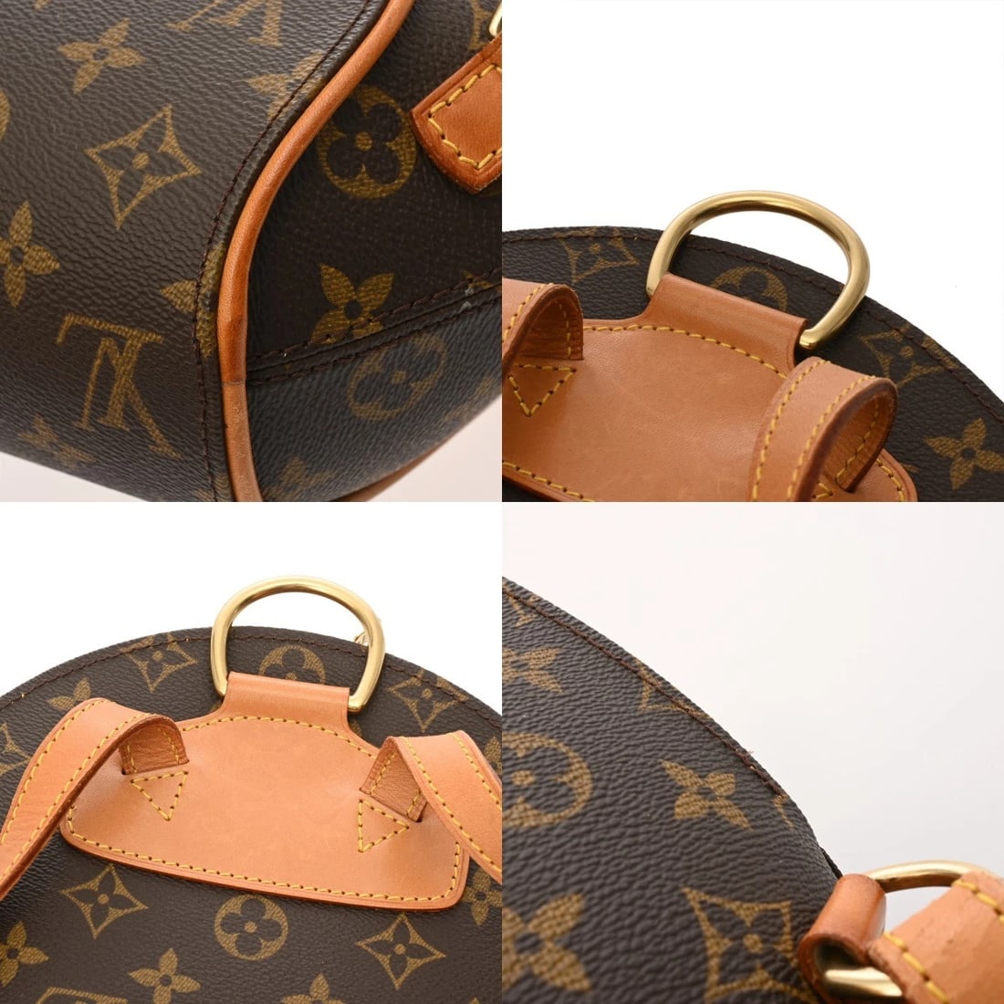 LOUIS VUITTON MONOGRAM CANVAS BROWN BACKPACK - 5