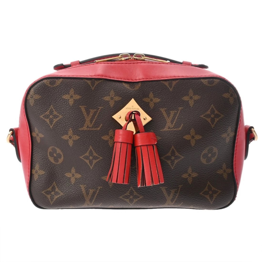 LOUIS VUITTON SAINTONGE MONOGRAM CANVAS COKLICO: LOUIS VUITTON Saintonge Monogram canvas Coklico Brand: LOUIS VUITTON Type/Style: Shoulder Bag Material: Monogram canvas Color: Coklico Size: H:about 5.5inch W:about 8.7inch D:about 2.8inch Accesso