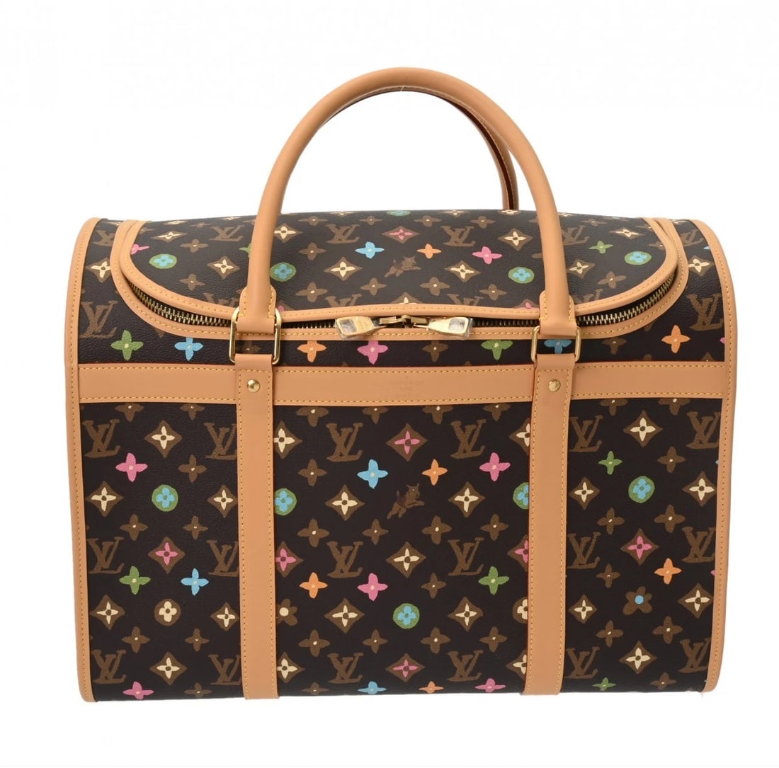 LOUIS VUITTON SAKSIYAN NM MONOGRAM BOSTON BAG: LOUIS VUITTON Saksiyan NM Monogram Boston bag Brand: LOUIS VUITTON Type/Style: Boston bag Material: Monogram Craggy Canvas Color: chocolate ? Gold Metal Size: H:about 13.0inch W:about 17.3inch D:about
