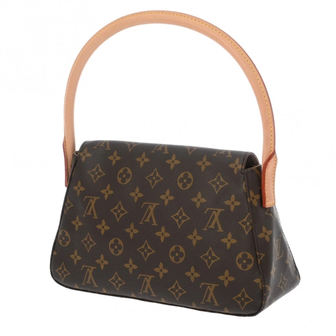 LOUIS VUITTON MINI LOOPING MONOGRAM CANVAS BROWN - 2