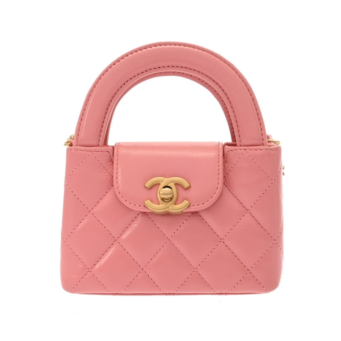 CHANEL CHAIN CLUTCH PINK SHOULDER BAG: CHANEL Chain clutch pink Shoulder Bag Brand: CHANEL Type/Style: Shoulder Bag Material: Shiny Crumbled Calfskin Color: pink ? Gold Metal Size: H:about 3.5inch W:about 4.7inch D:about 1.6inch Access