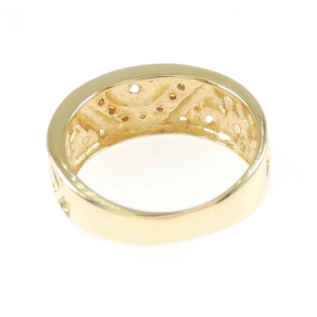 K18YG DIAMOND RING - 2