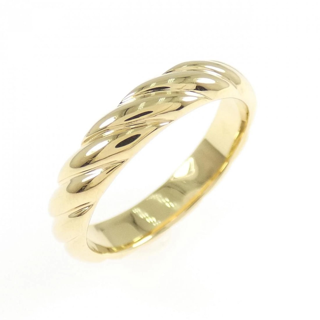 K18YG RING: K18YG ring Brand: Unbranded Type/Style: Ring Material: 18K Yellow Gold, Color: Yellow Gold Size: US 4 Accessories: None Accessories Notice: When purchasing pre-owned goods, please refer to the photos