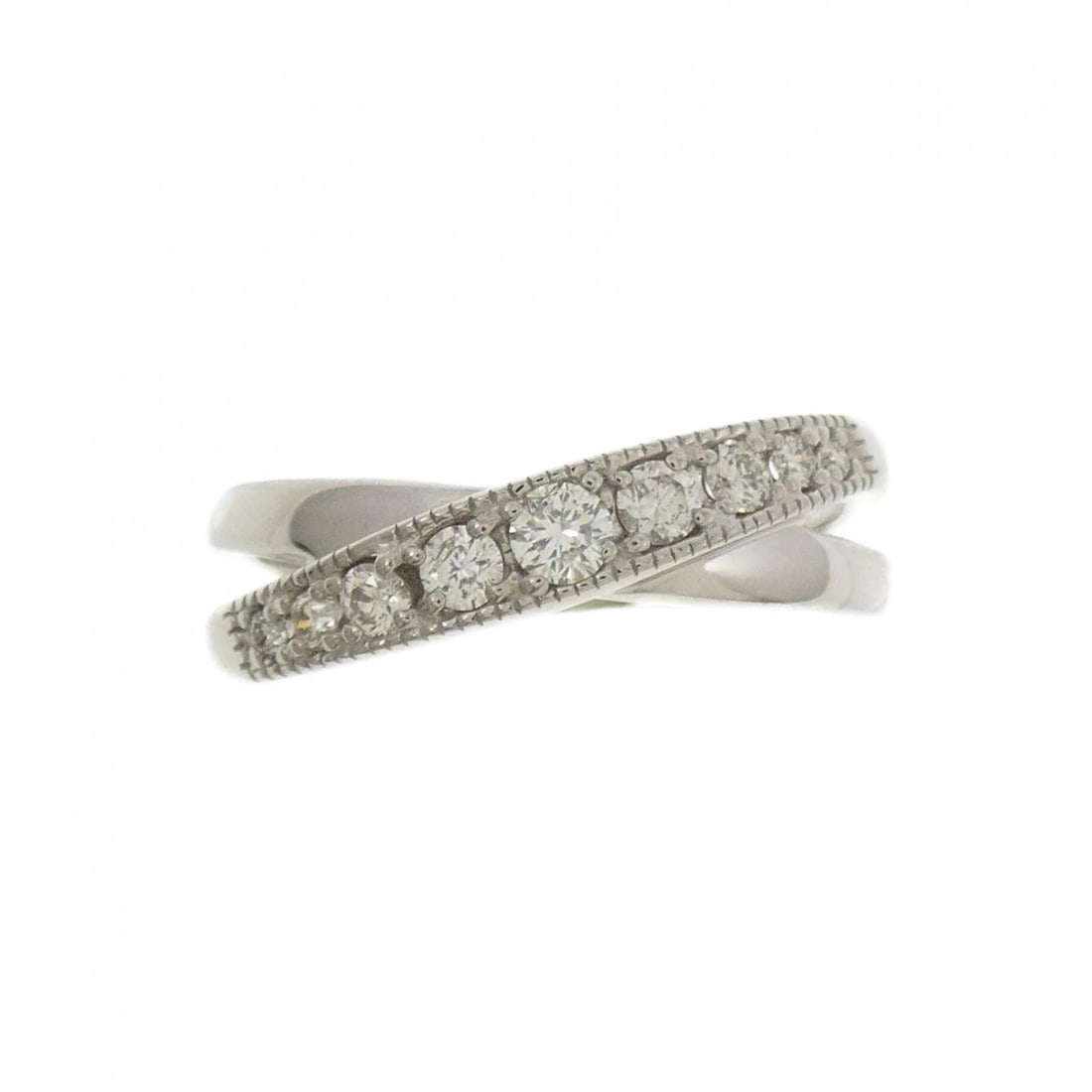 K18WG DIAMOND RING: K18WG Diamond Ring Brand: Unbranded Type/Style: Diamond Ring Material: K18WG, Main Stone Natural Color: White Gold Size: US 6 1/4 Accessories: None Accessories Notice: When purchasing pre-owned