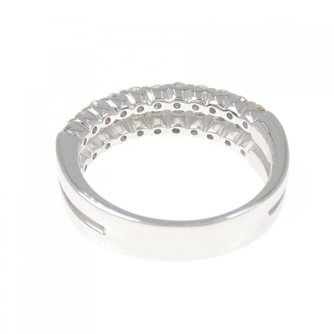 K18WG DIAMOND RING - 3