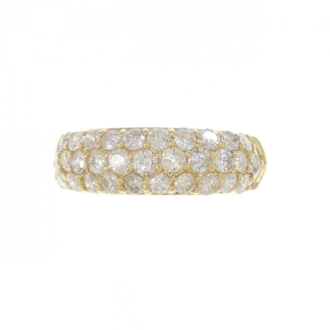 K18YG DIAMOND RING - 2
